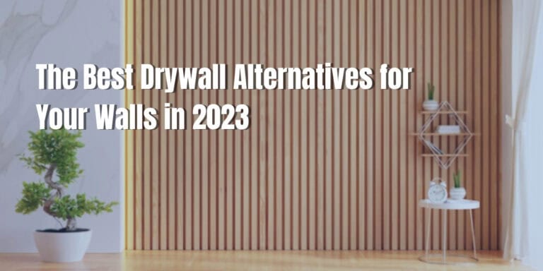 alternatives to drywall